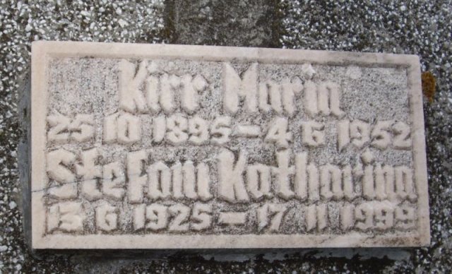 Kirr Katharina 1925-1999 Grabstein